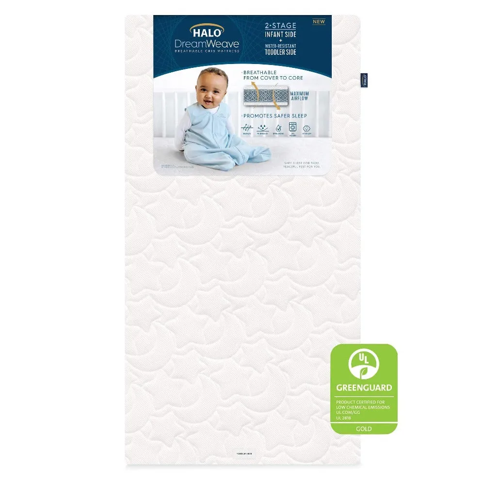 Halo DreamWeave Breathable Crib Mattress