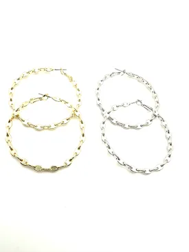 Leah Hoop Earrings