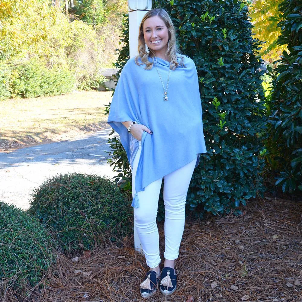 Lightweight Tassel Poncho