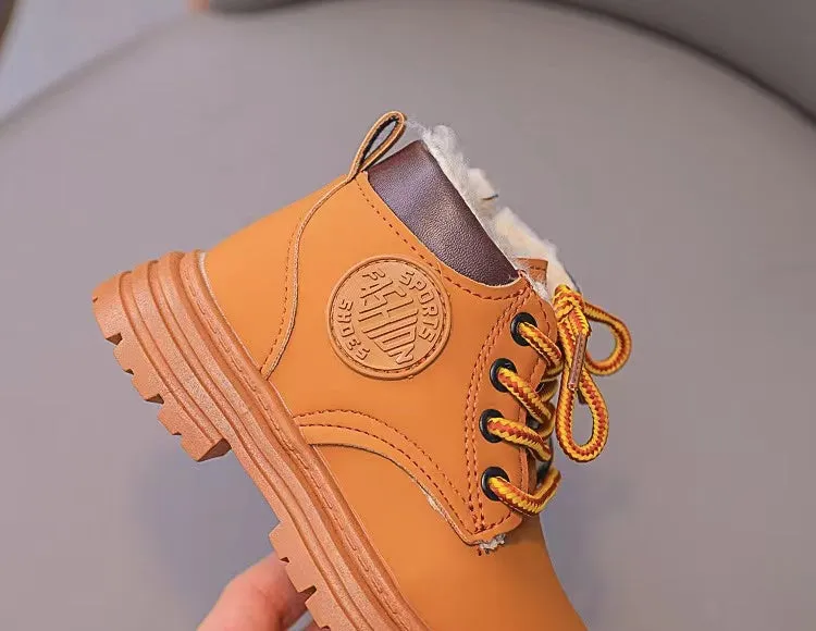 Mike Basic Ankle Plush Martin Boots