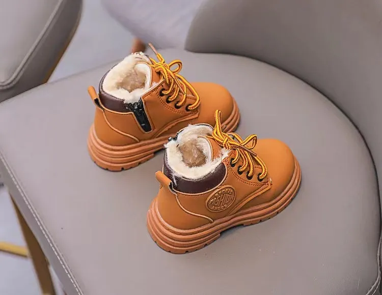 Mike Basic Ankle Plush Martin Boots
