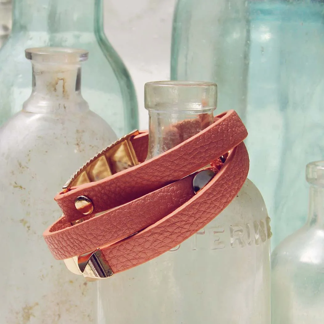 Moon Rise Bracelet in Peach