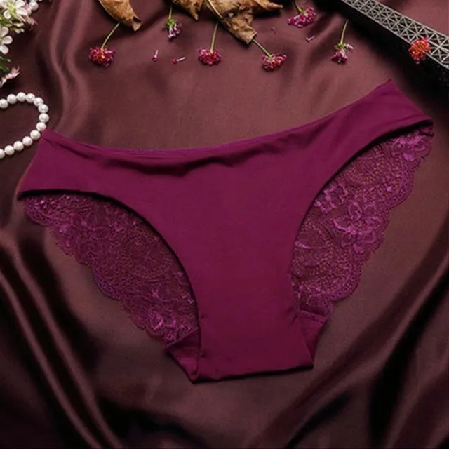 Seamless Cotton Breathable Panty Hollow Briefs