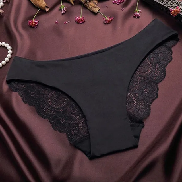 Seamless Cotton Breathable Panty Hollow Briefs