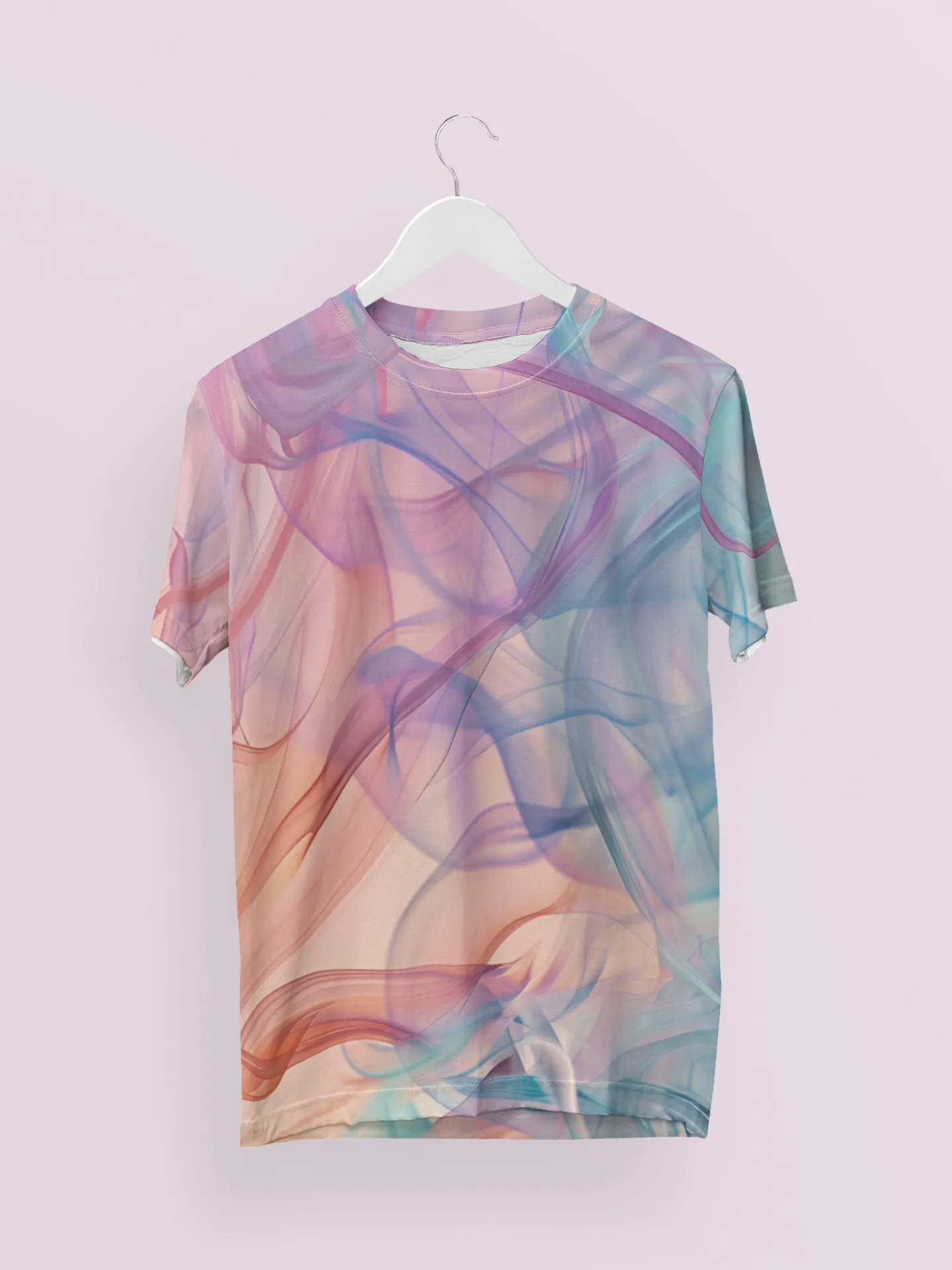 Smoke Pastel Color Women's All Over Printed T-Shirt
