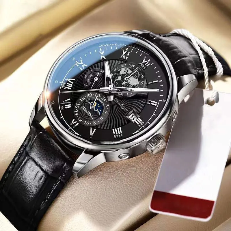 Trendy High-End Quartz Watch with Light