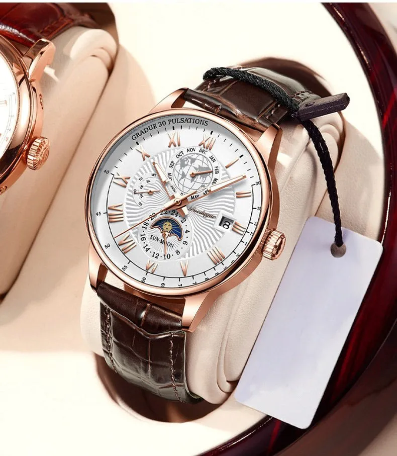 Trendy High-End Quartz Watch with Light