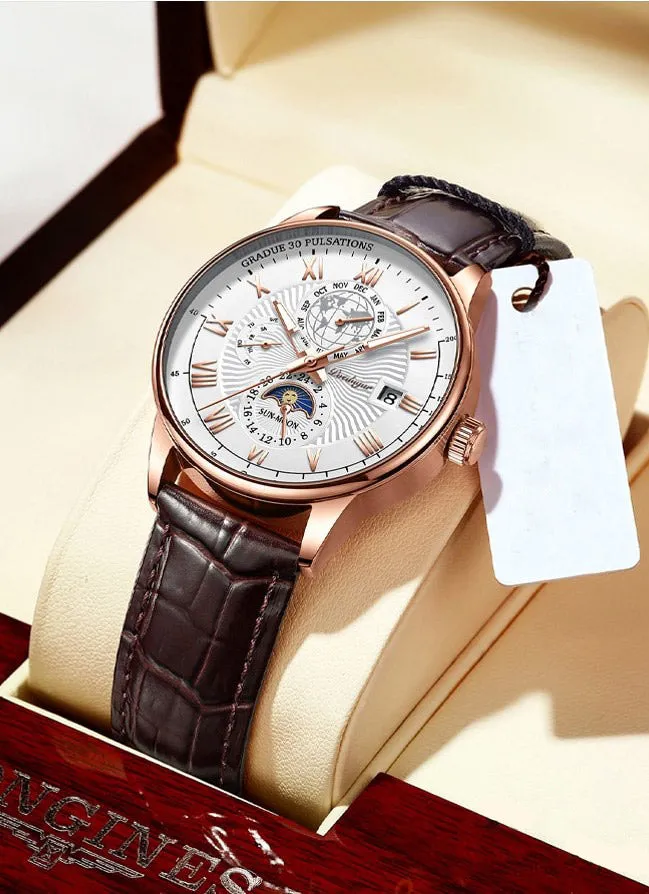 Trendy High-End Quartz Watch with Light