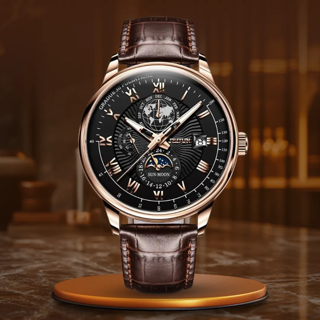 Trendy High-End Quartz Watch with Light