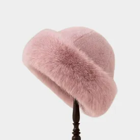 Womens Winter Hat  Korean Fashion - Thick Warm Faux Fur Fisherman Hat in Multiple Colors