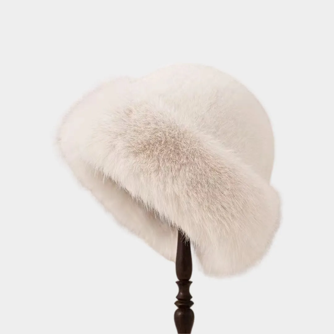 Womens Winter Hat  Korean Fashion - Thick Warm Faux Fur Fisherman Hat in Multiple Colors