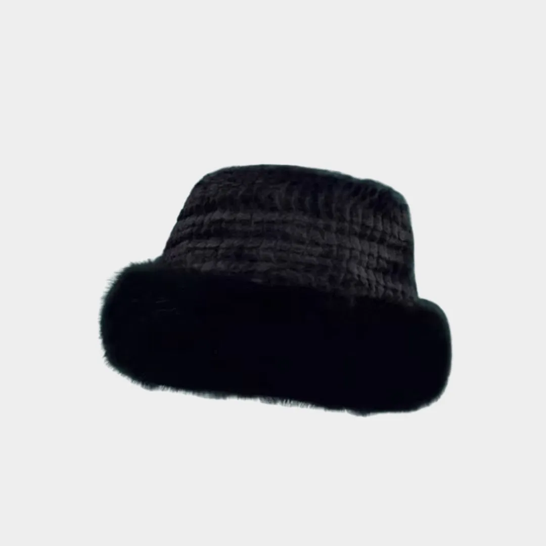 Womens Winter Hat  Korean Fashion - Thick Warm Faux Fur Fisherman Hat in Multiple Colors